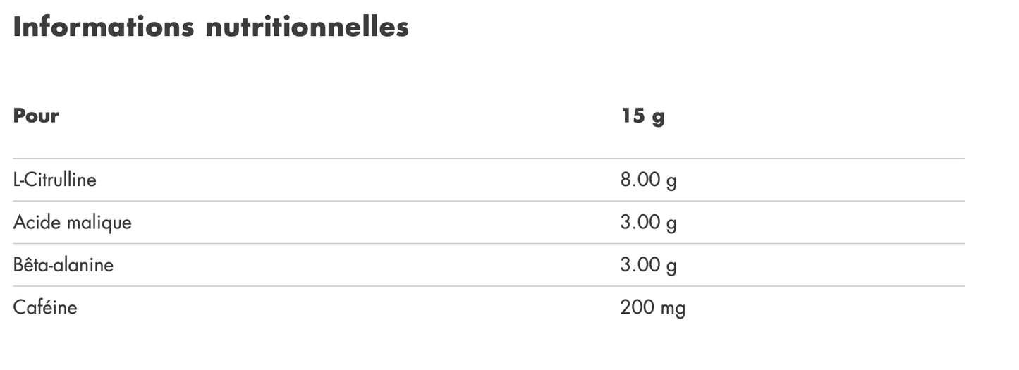 Pre Workout Bio 300g GreenWhey