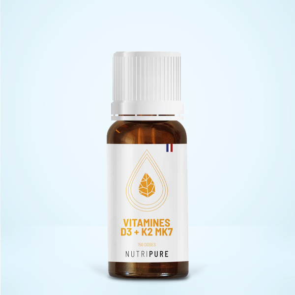 Vitamine D3 K2-MK7 1000 UI Nutripure