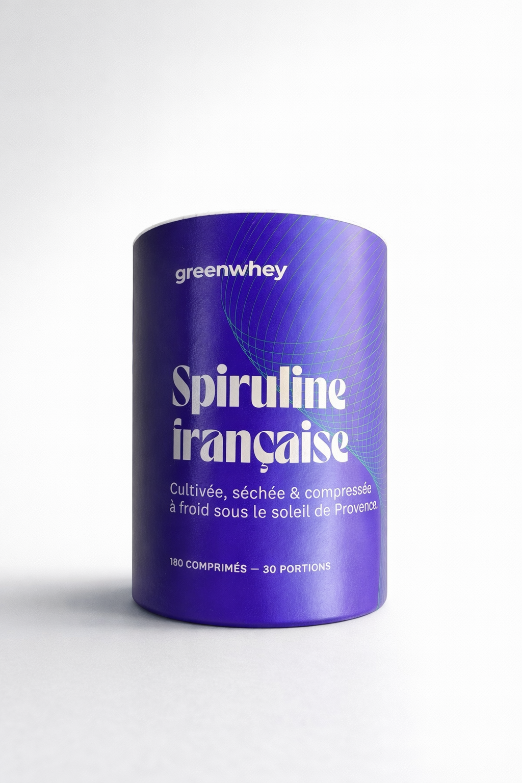 Spiruline Française 180 caps GreenWhey