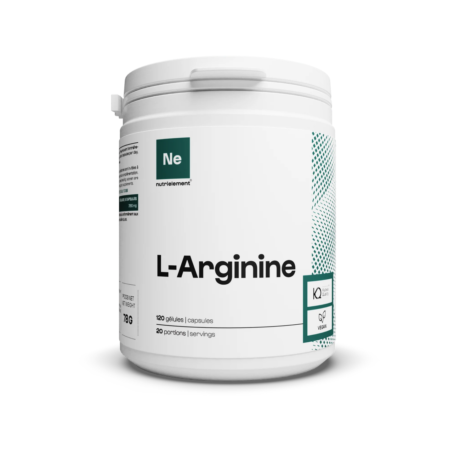 L-Arginine Base 120 caps Nutrimuscle