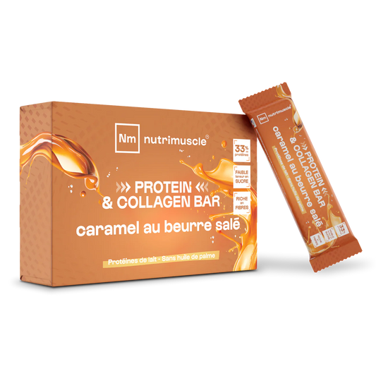 Barres Protéinées & Collagène 40g Nutrimuscle