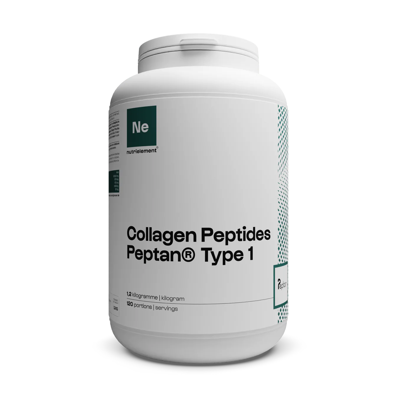 Peptides de collagène PEPTAN (Type 1) en poudre 1200g Nutrimuscle