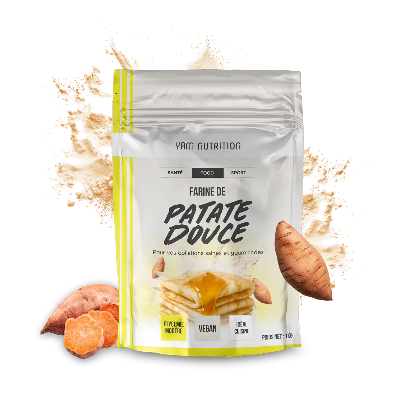 Farine De Patate Douce 1kg Yam Nutrition
