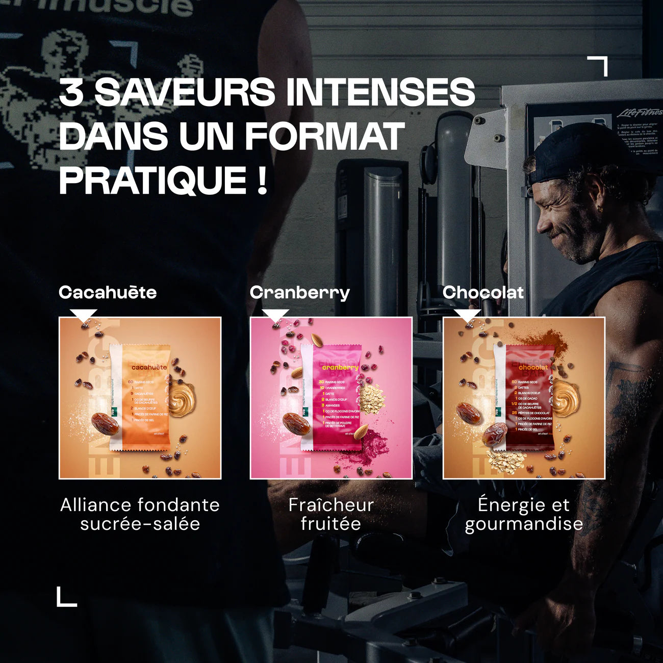 Barres Protéinées & Énergisantes 50g Nutrimuscle