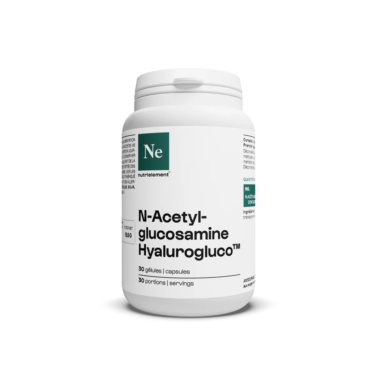 Glucosamine (N-Acetylglucosamine) 30 gélules Hyalurocluco®