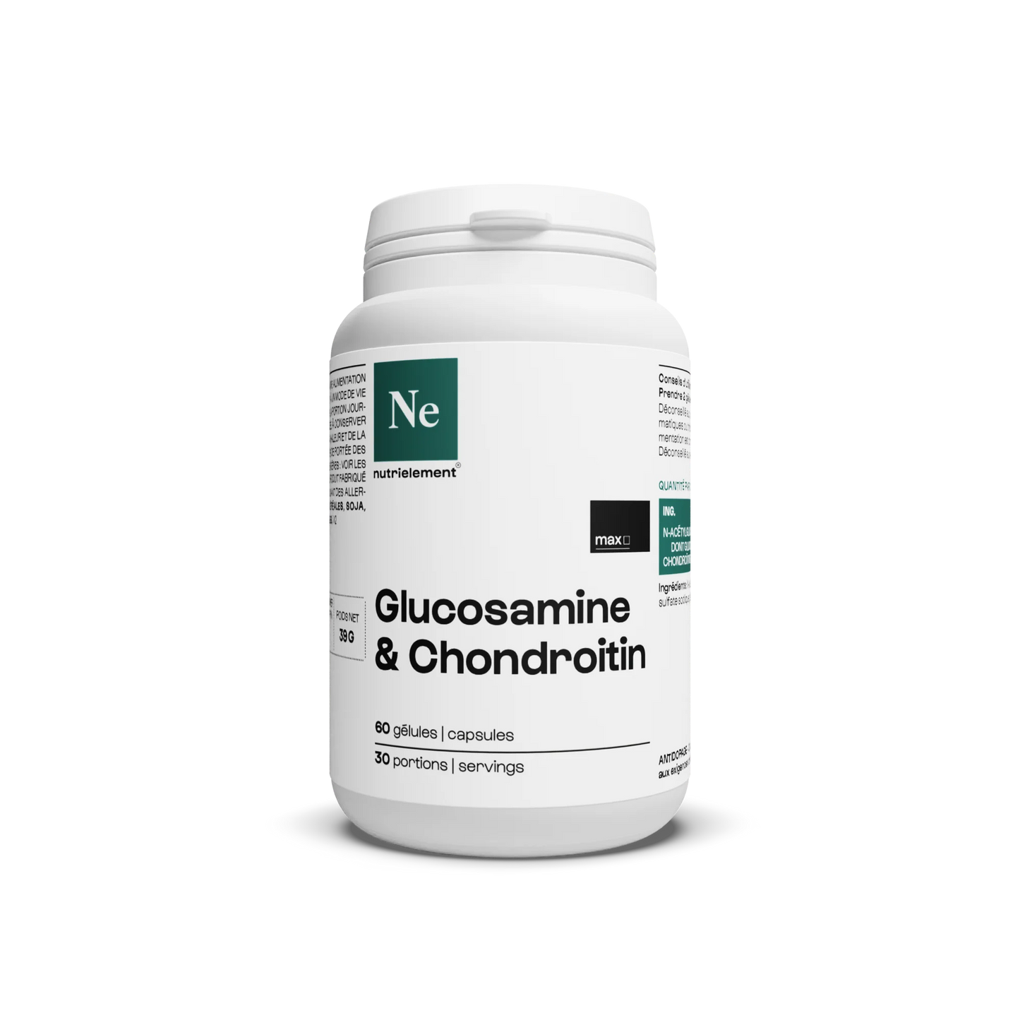 Glucosamine & Chondroitine 60 caps Nutrimuscle