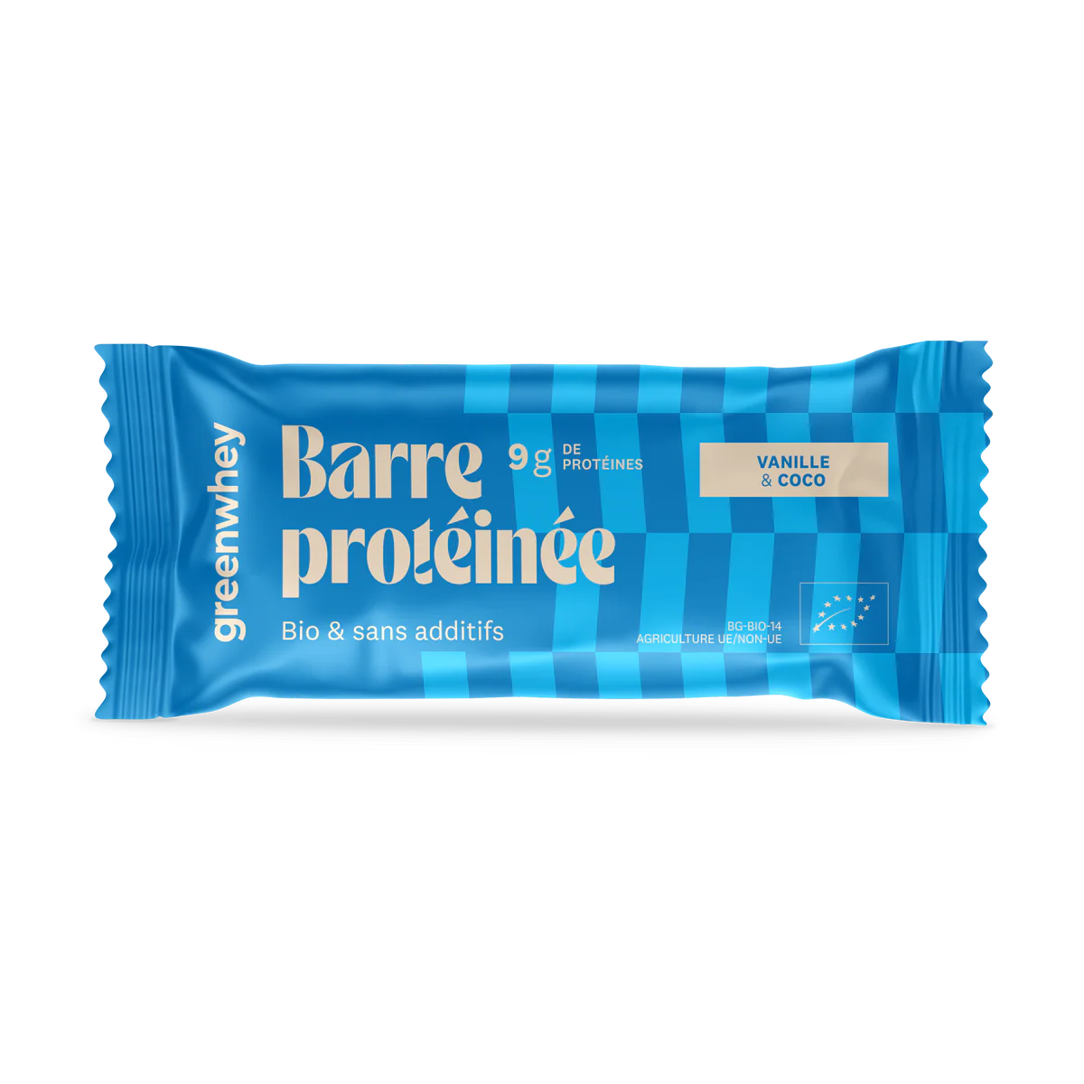 Barres protéinées Bio 50g GreenWhey