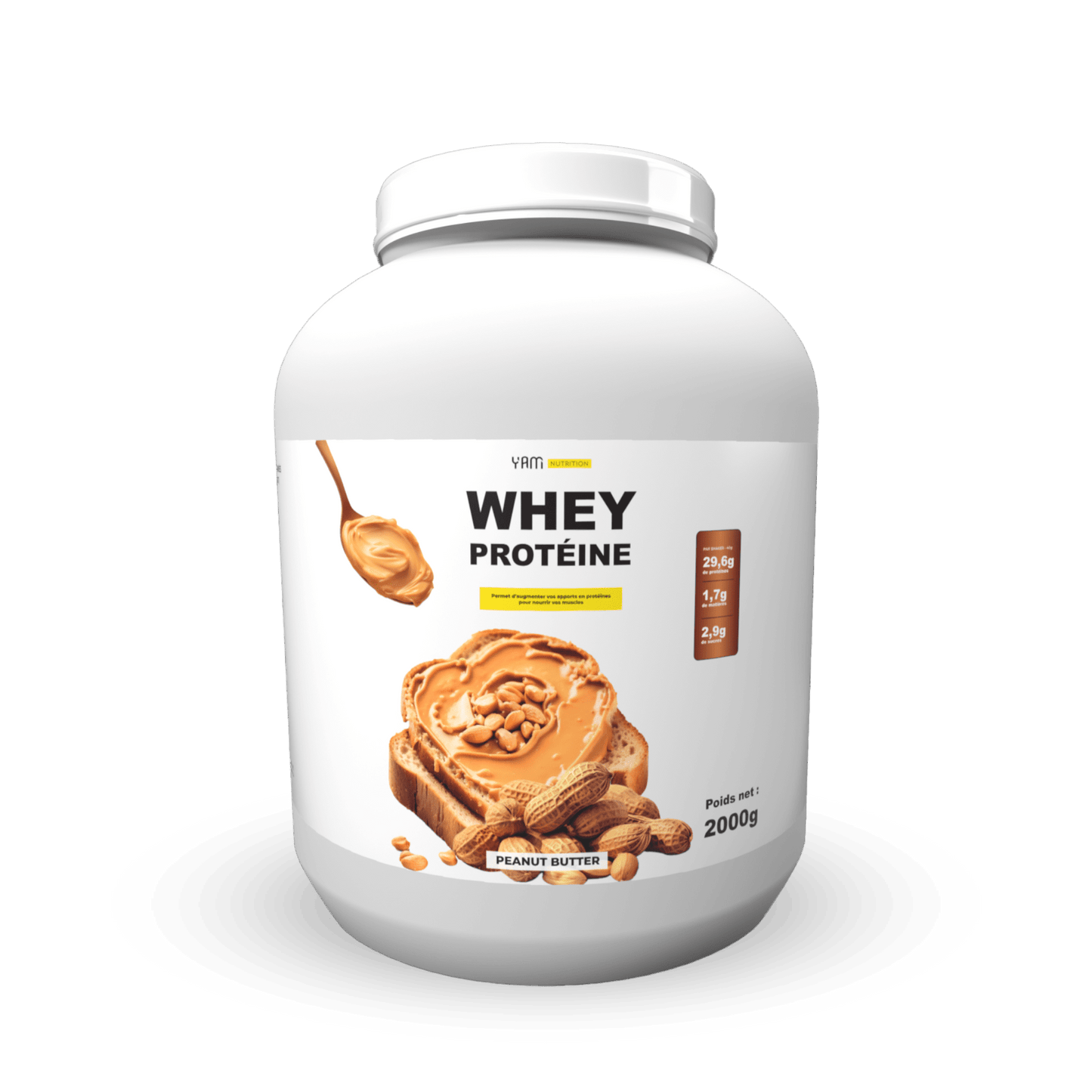 Whey Protéine 2kg Yam Nutrition